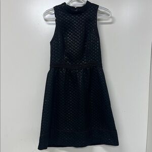 Lilly Pulitzer Women's Dress Size 2 Black Sleeveless Zip and Hook & Eye Closure